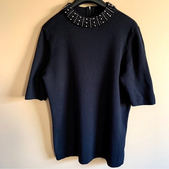 Talbots beaded neckline knit top - Picture 7 of 8